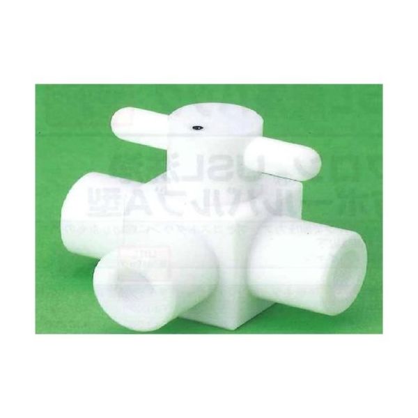 ユニバーサル USLーPTFE 3方ボールバルブB型 PT1/2 00U-152-03N 1個 62-7082-85（直送品）