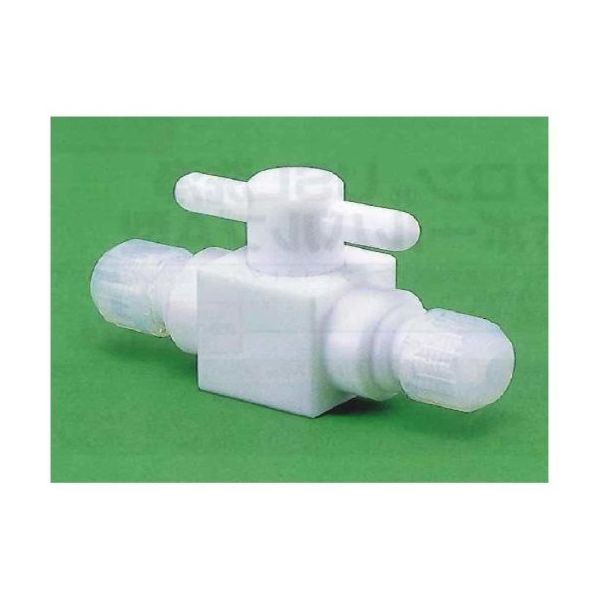 ユニバーサル USLーPTFE 2方ボールバルブC型 フッ素ゴムOリング使用 10φ 00U-153-03N 1個 62-7082-96（直送品）