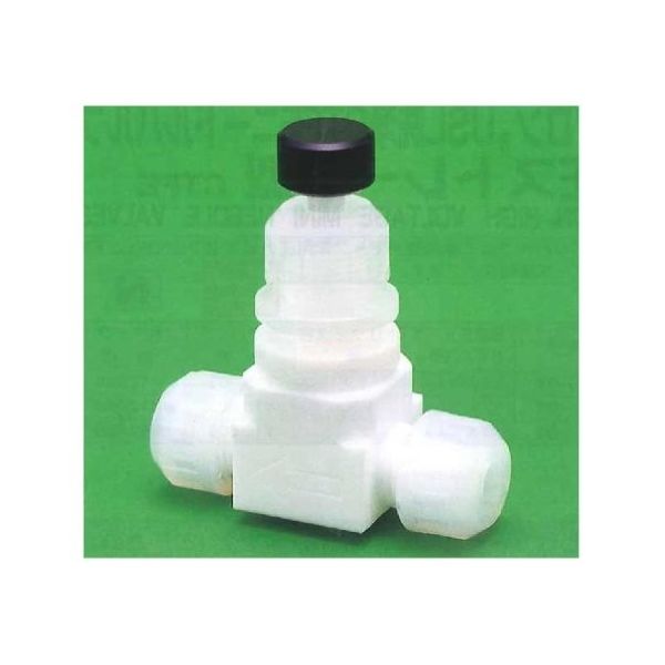 ユニバーサル USLーPTFE 高圧ニードルバルブ ストレート型 8φ 00U-191-02N 1個 62-7085-86（直送品）