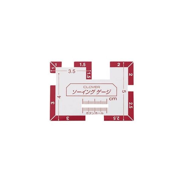 クロバー ソーイングゲージ 25321 1個 62-4079-34（直送品）