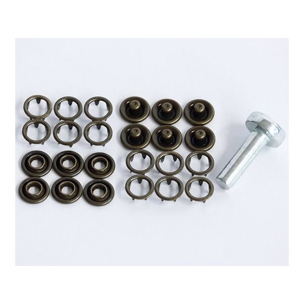 クロバー ホック釦リング 10mm (アンティークゴールド) 26567 1個(6組) 62-4082-52（直送品）