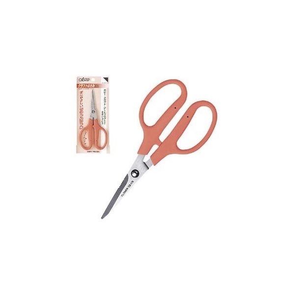 クロバー クラフトはさみ 36656 1個 62-4083-43（直送品）