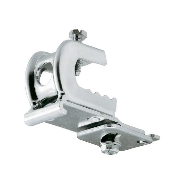 岡田装飾金物 D40クリップ付ブラケット BWタイプ 15Y18 1個 62-4997-70（直送品）