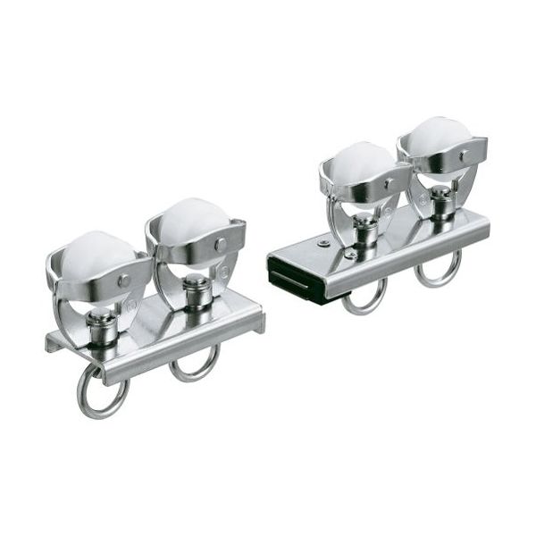 岡田装飾金物 D40マグネットランナー(両開)ステージランナータイプ 15Y22 1組 62-4997-73（直送品）