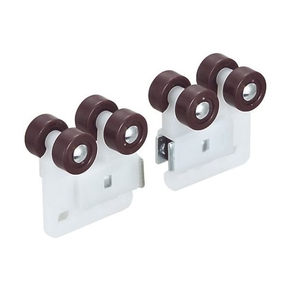 岡田装飾金物 D25マグネットランナー(両開) 9T21 1組 62-5000-86（直送品）