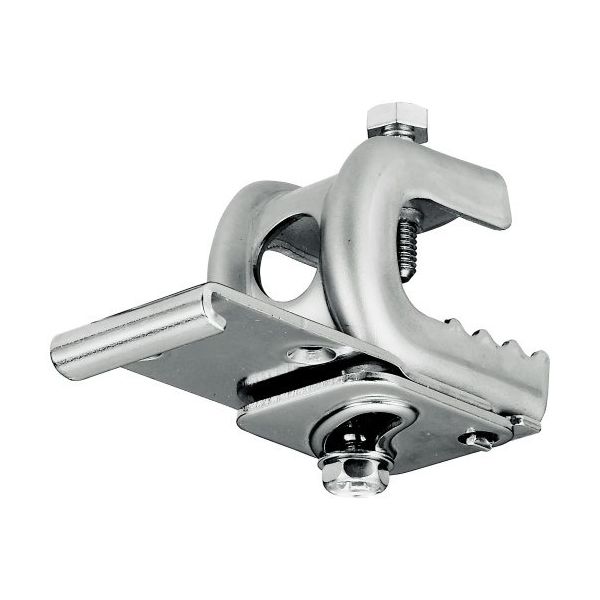 岡田装飾金物 D40ステンクリップ付ブラケットAタイプ 25Y15 1個 62-4998-69（直送品）