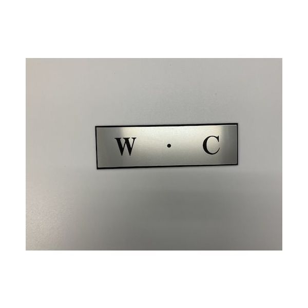 光 サインプレート W・C PL110-127 1セット(5枚) 359-1789（直送品）
