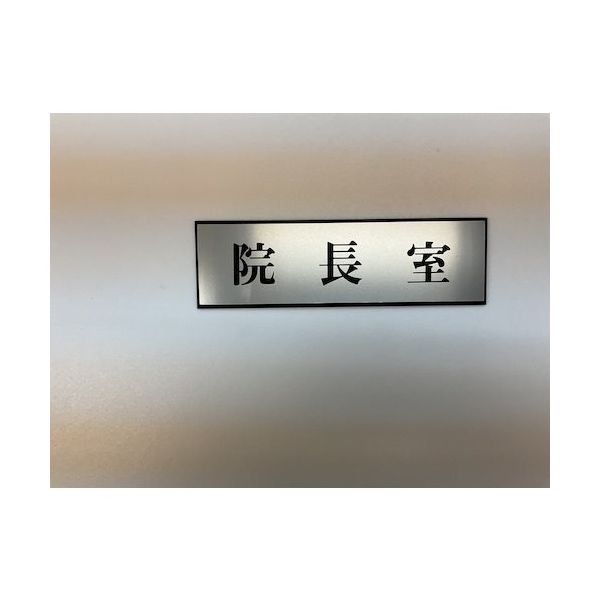 光 サインプレート 院長室 PL110-13 1セット(5枚) 346-8120（直送品）
