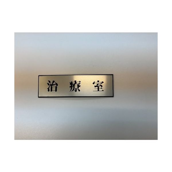 光 サインプレート 治療室 PL110-132 1セット(5枚) 359-8142（直送品）