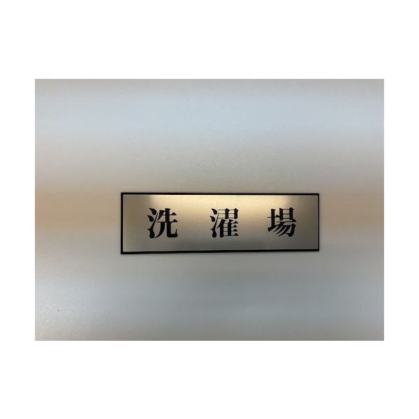 光 サインプレート 洗濯場 PL110-135 1セット(5枚) 346-8130（直送品）