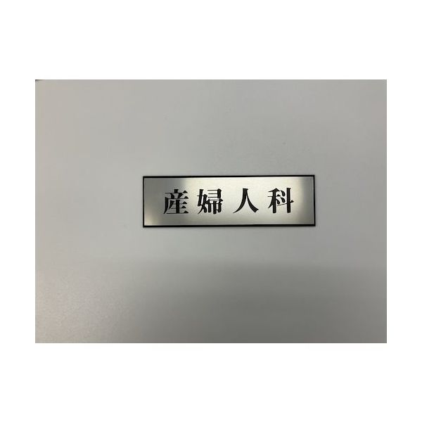 光 サインプレート 産婦人科 PL110-24 1セット(5枚) 359-1726（直送品）