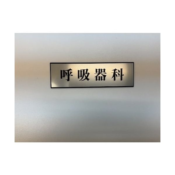 光 サインプレート 呼吸器科 PL110-29 1セット(5枚) 346-9728（直送品）