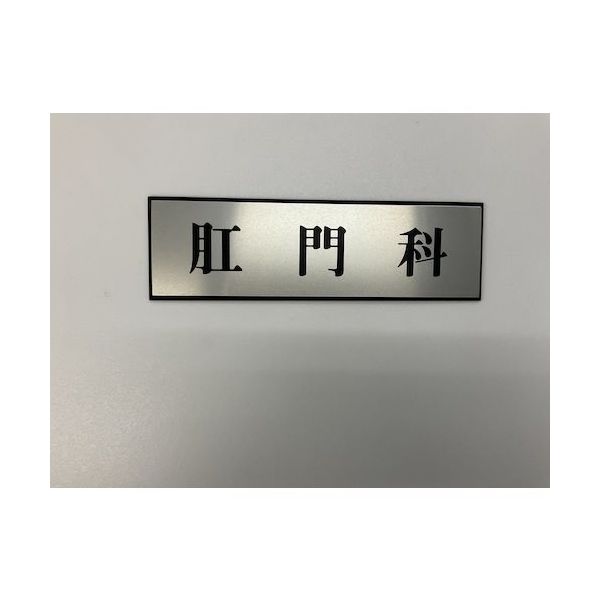 光 サインプレート 肛門科 PL110-33 1セット(5枚) 359-8034（直送品）