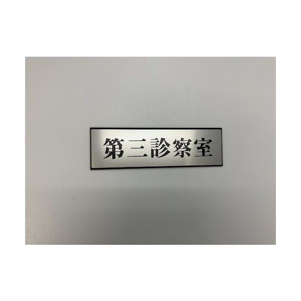 光 サインプレート 第三診察室 PL110-153 1セット(5枚) 344-7546（直送品）