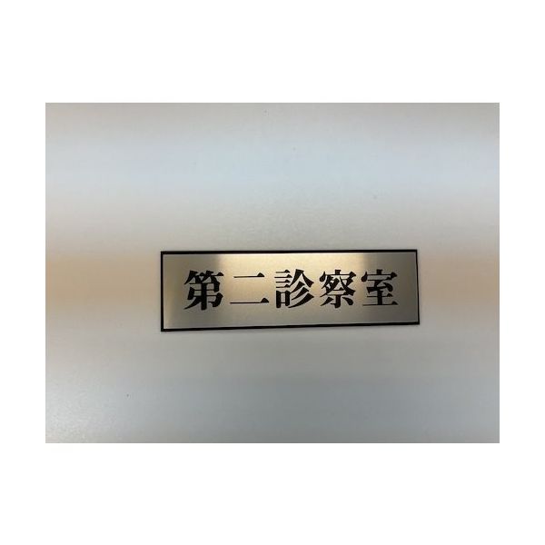 光 サインプレート 第二診察室 PL110-152 1セット(5枚) 359-9676（直送品）