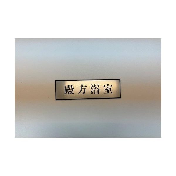 光 サインプレート 殿方浴室 PL110-164 1セット(5枚) 347-1331（直送品）