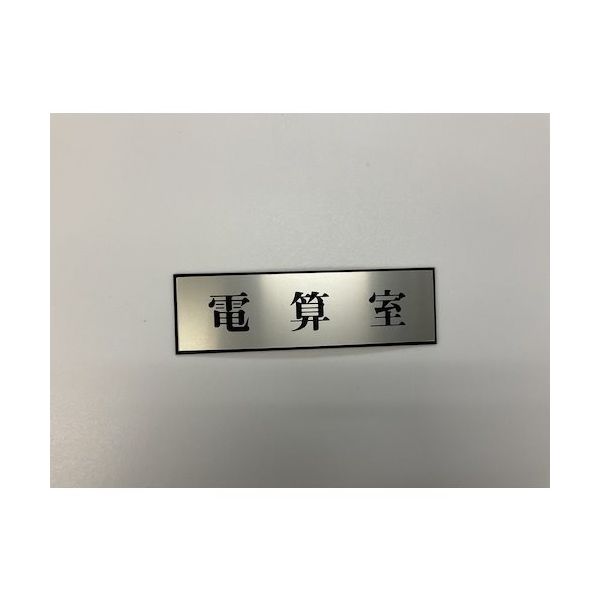 光 サインプレート 電算室 PL110-179 1セット(5枚) 344-7597（直送品）