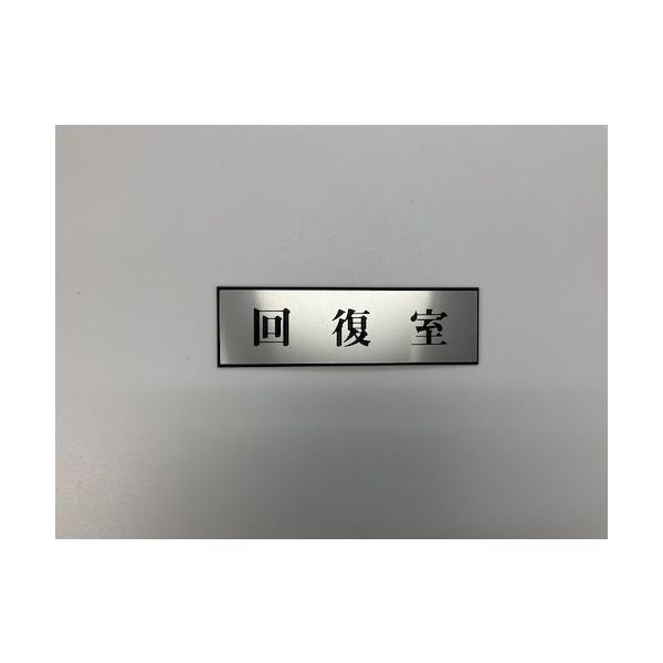 光 サインプレート 回復室 PL110-186 1セット(5枚) 359-4978（直送品）