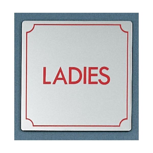 光 サインプレート LADIES KS1114-2 1枚 359-6470（直送品）