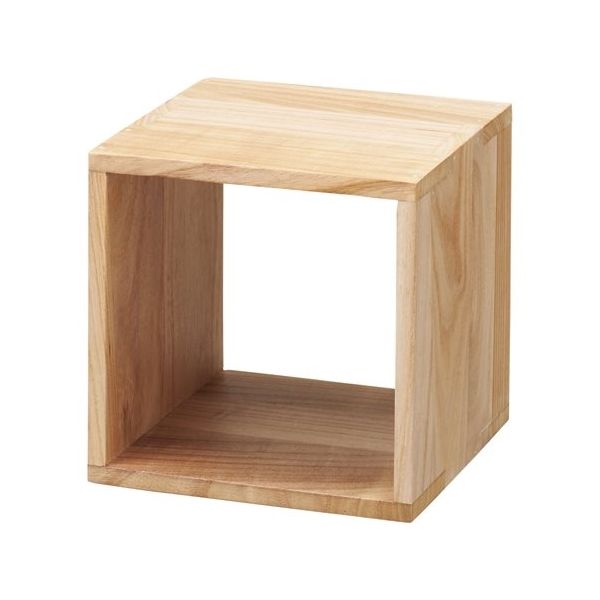 アズワン 木製ディスプレイボックス ナチュラル 20cm角 65-9345-51 1個（直送品）
