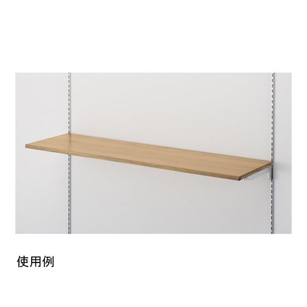 アズワン 木目調スチール棚セット ラスティック柄調 W120×D35cm 65-9345-32 1個（直送品）