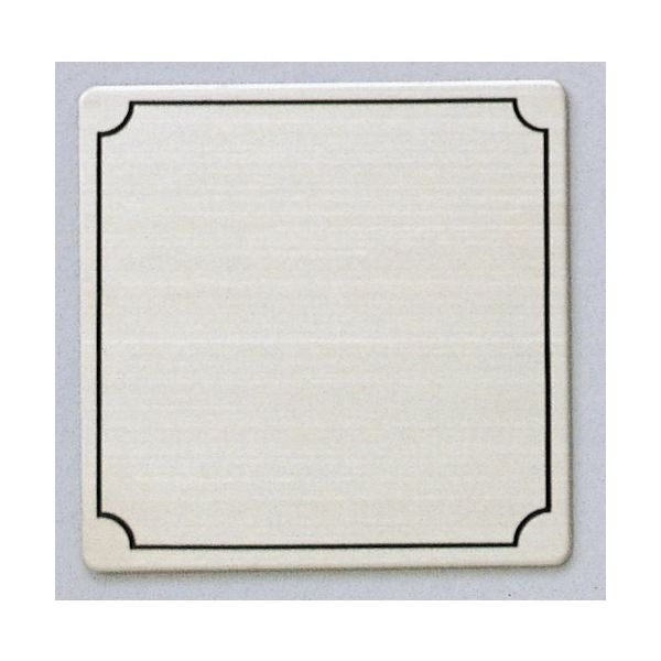 光 サインプレート 無地 枠付 FS893-NW 1枚 359-8093（直送品）