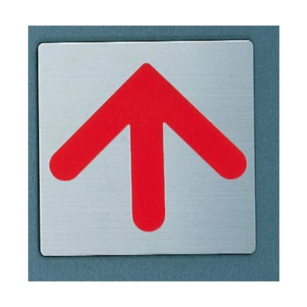光 サインプレート 赤矢印 FS1113-4 1枚 359-4913（直送品）