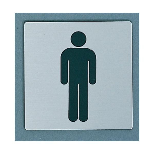 光 サインプレート 標準 男マーク FS1113-9 1枚 359-9651（直送品）