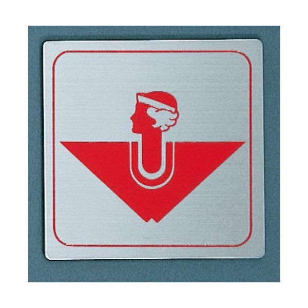 光 サインプレート 逆三女 FS1113-8 1枚 359-3359（直送品）