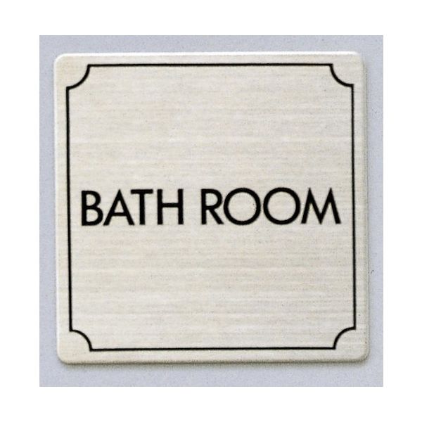 光 サインプレート BATH ROOM FS893-16 1枚 359-3375（直送品）