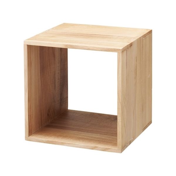 アズワン 木製ディスプレイボックス ナチュラル 30cm角 65-9345-52 1個（直送品）