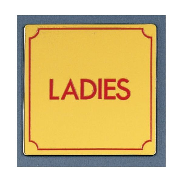 光 サインプレート LADIES LG1112-2 1枚 360-1241（直送品）