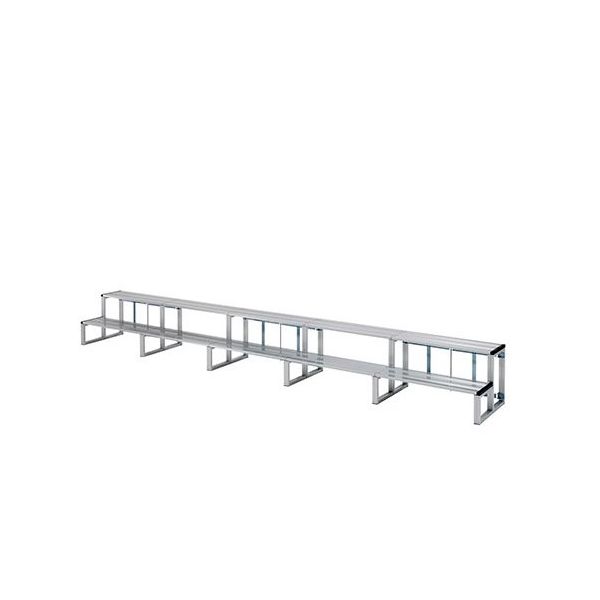 パックス工業 25cm段差用ひな段 2段 5連セット H500(D300) H-25S50 1セット 63-1219-43（直送品）