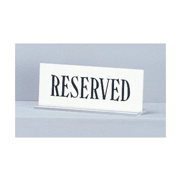 光 サインプレート RESERVED UP715-4 1セット(5個) 346-9717（直送品）