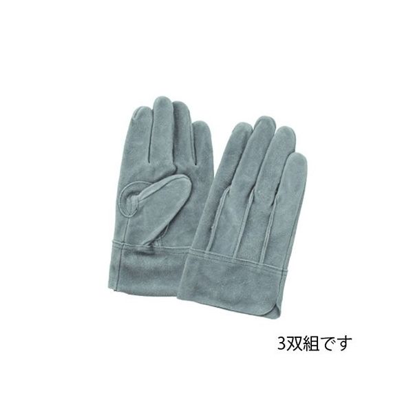 富士グローブ オイル背縫い 3双組3ー66 LL 1セット(3双) 62-3954-37（直送品）