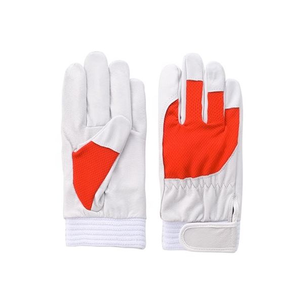 富士グローブ アスリート Fー505 豚皮 M レッド 1個 62-3954-57（直送品）