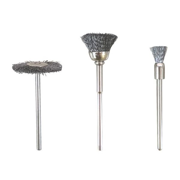 サンフレックス 精密ワイヤーブラシセット(鋼線) No.H-332 1セット 64-1165-43（直送品）