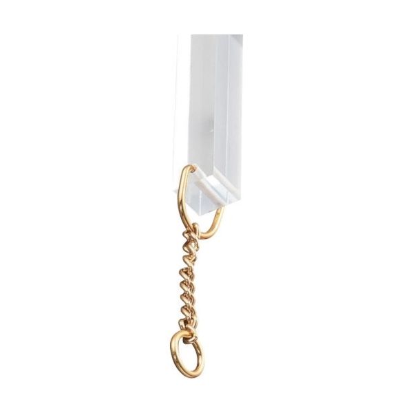 光 キーホルダー 透明 KY428-1 1セット(5個) 353-1869（直送品）