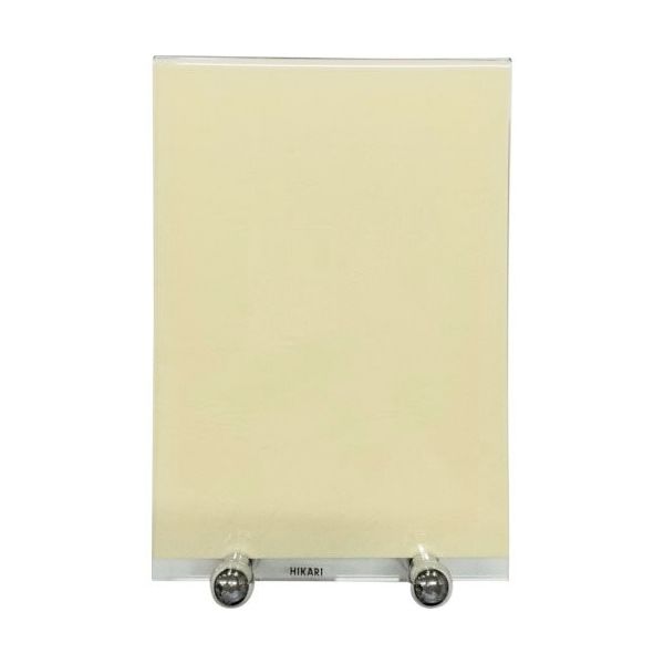 光 メニュー立て 真鍮クローム台 ガラス S-52-1 1セット(5個) 353-1921（直送品）