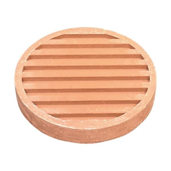 光 非移行性防振ゴム茶 70丸×10mm厚 WG-01-704 1セット(10個:2個×5パック) 353-2257（直送品）