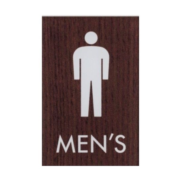 光 サインプレート MEN’S WMS68-4 1セット(5枚) 360-1211（直送品）