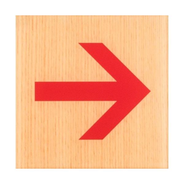 光 サインプレート 矢印 WMS1007-5 1セット(5枚) 360-2804（直送品）