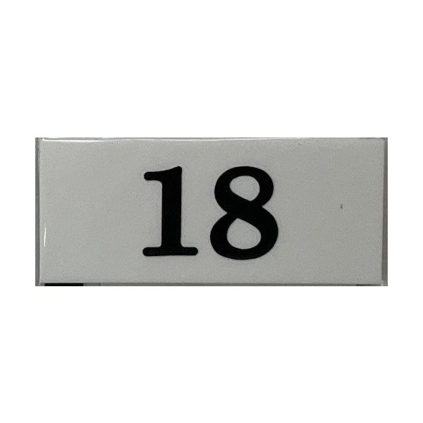 光 サインプレート 18 UP370A-18 1枚 360-1295（直送品）