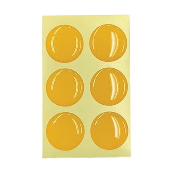 光 蓄光 黄 20mm丸 (6個入) LS-21 1セット(30個:6個×5パック) 355-3433（直送品）