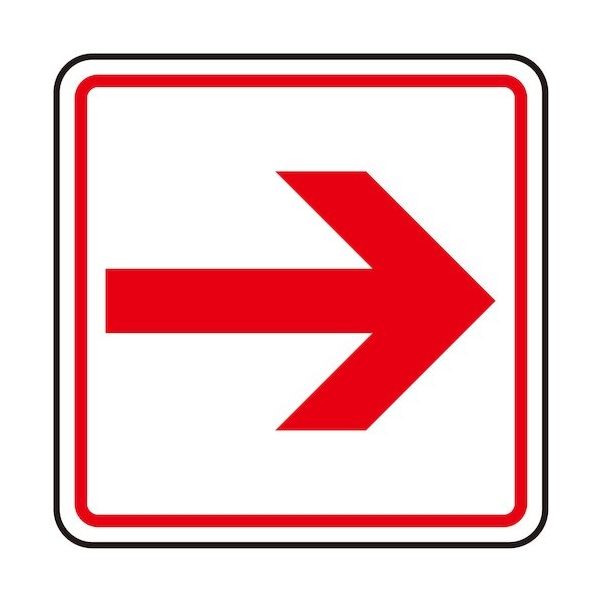 光 サインプレート 矢印 S1111-20 1セット(5枚) 359-9685（直送品）