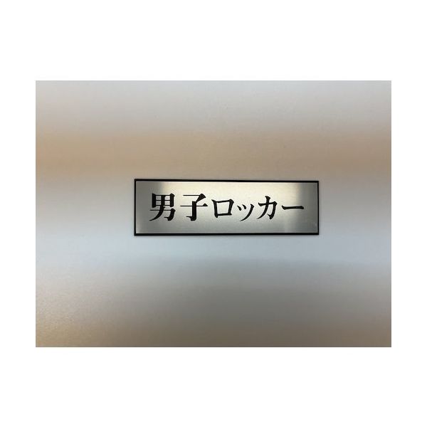 光 サインプレート 男子ロッカー PL110-103 1セット(5枚) 346-9738（直送品）