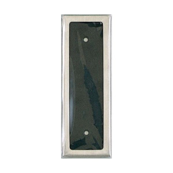 光 サインプレート 名札ケース ステンレス製 AS144 1セット(5個) 359-9657（直送品）