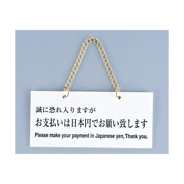 光 サインプレート お支払いは日本円でお願い致します FG223-2 1個 359-3389（直送品）