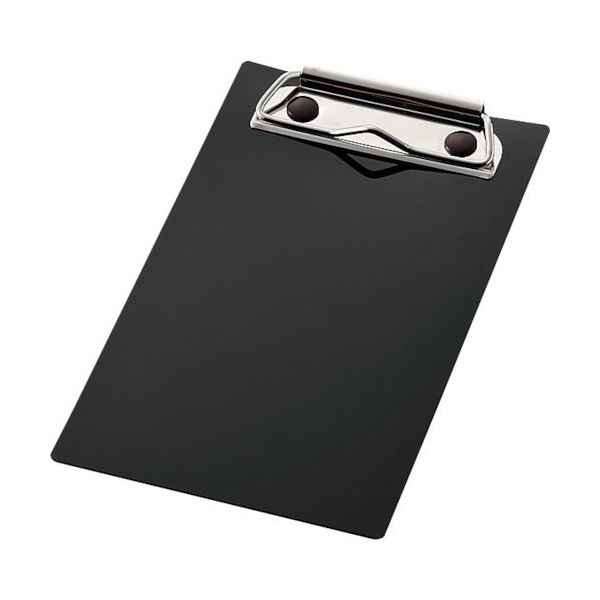 光 クリップボード 用箋挟み 黒 Y-84-3 1セット(5個) 562-7215（直送品）