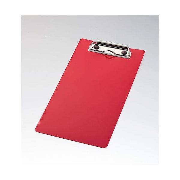 光 クリップボード 用箋挟み 赤 Y-86-2 1セット(5個) 562-7226（直送品）